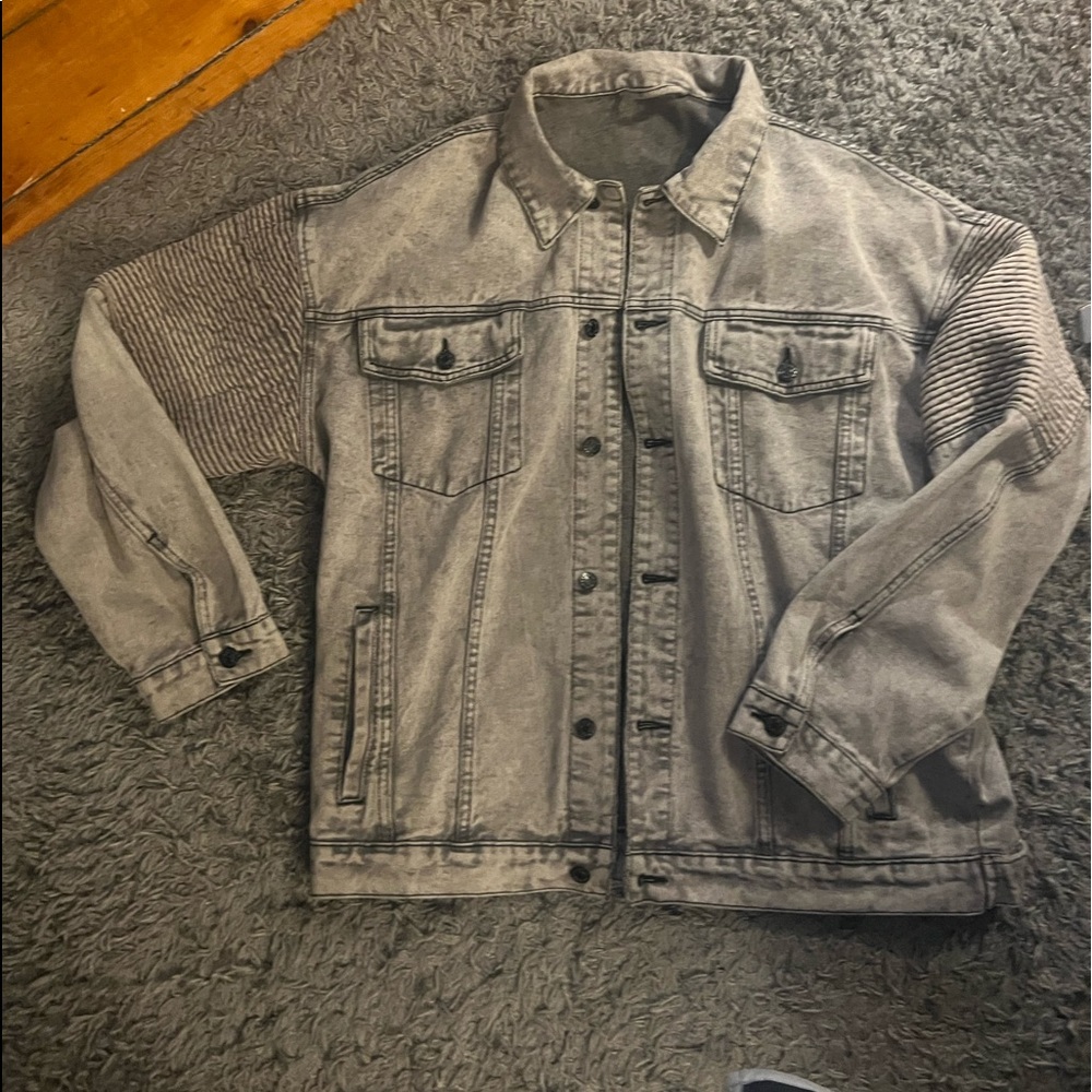 Shein Moto Style Denim Jacket